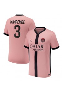 Paris Saint-Germain Presnel Kimpembe #3 Jalkapallovaatteet Kolmaspaita 2024-25 Lyhythihainen